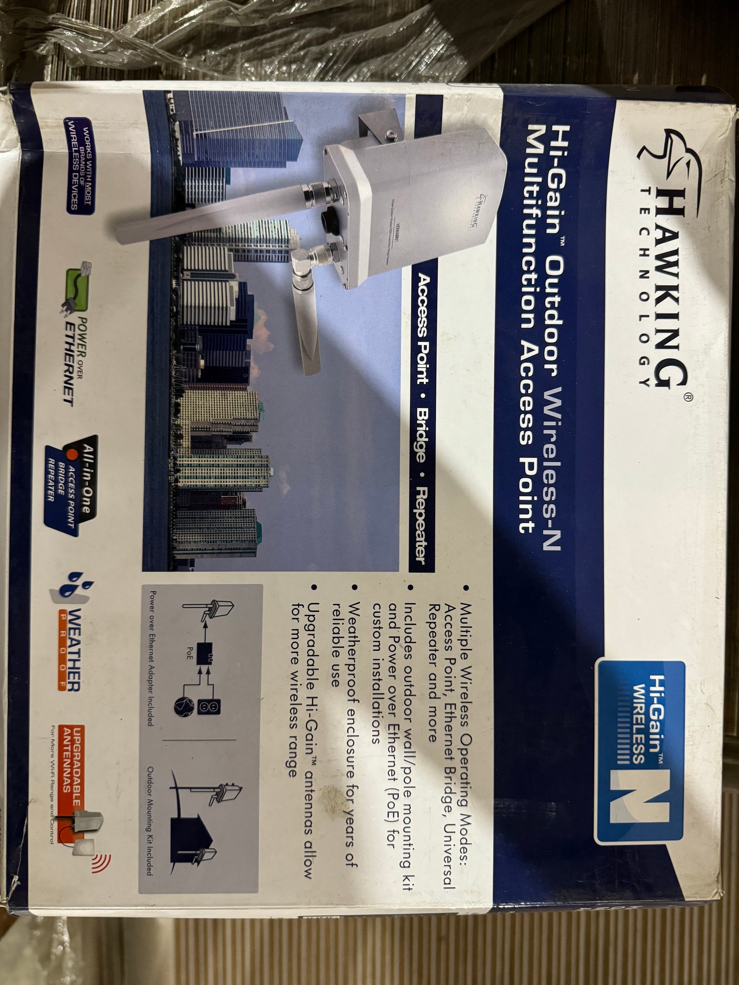 Hawking Hi-Gain Outdoor Wireless N Multifunction Access Point