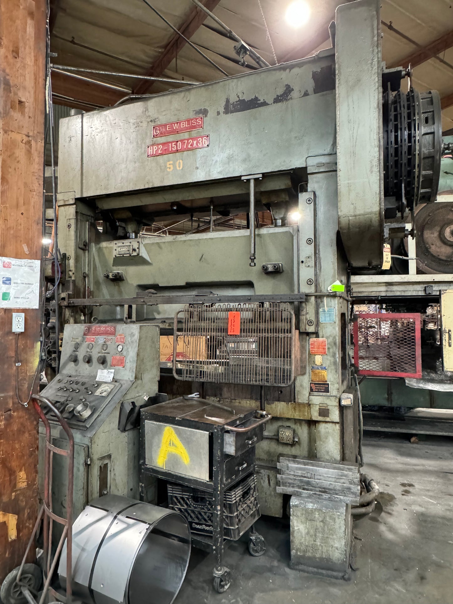Bliss 150 Ton Straight Side Press
