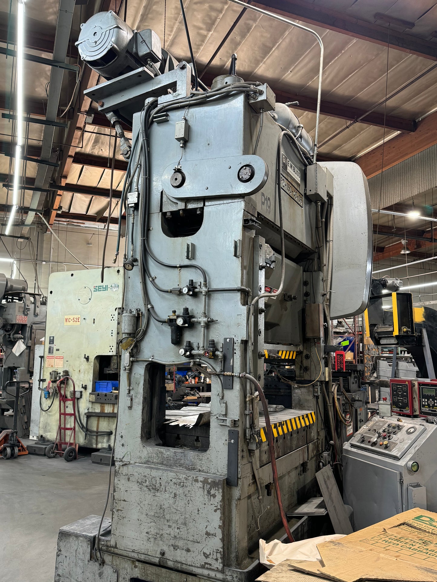Bliss 150 Ton Straight Side Press