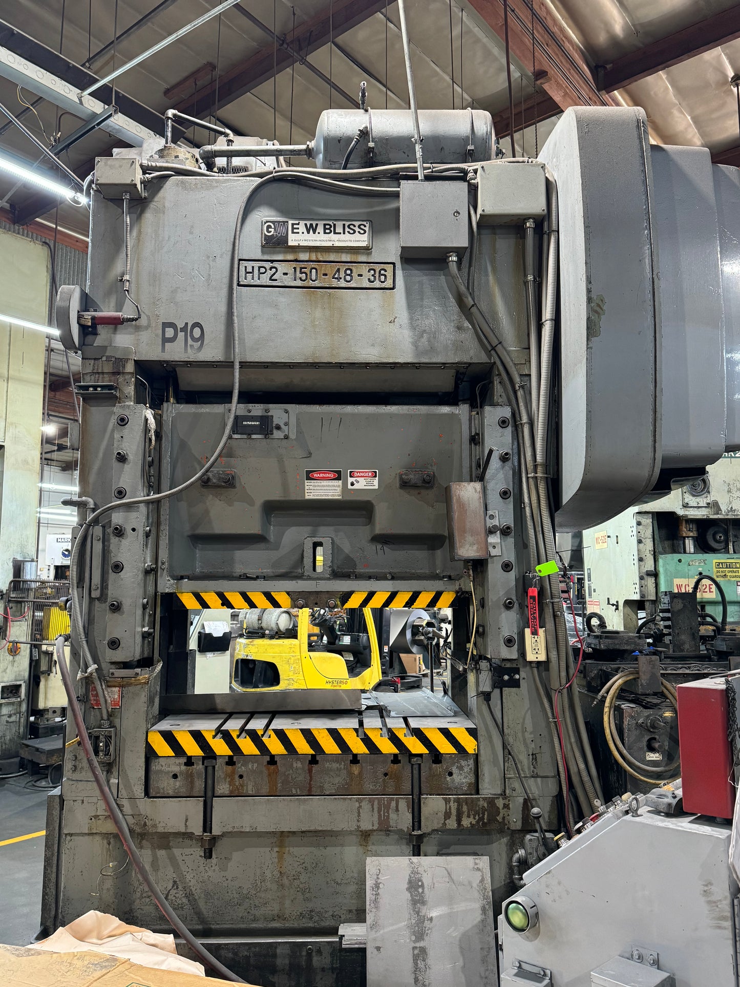 Bliss 150 Ton Straight Side Press