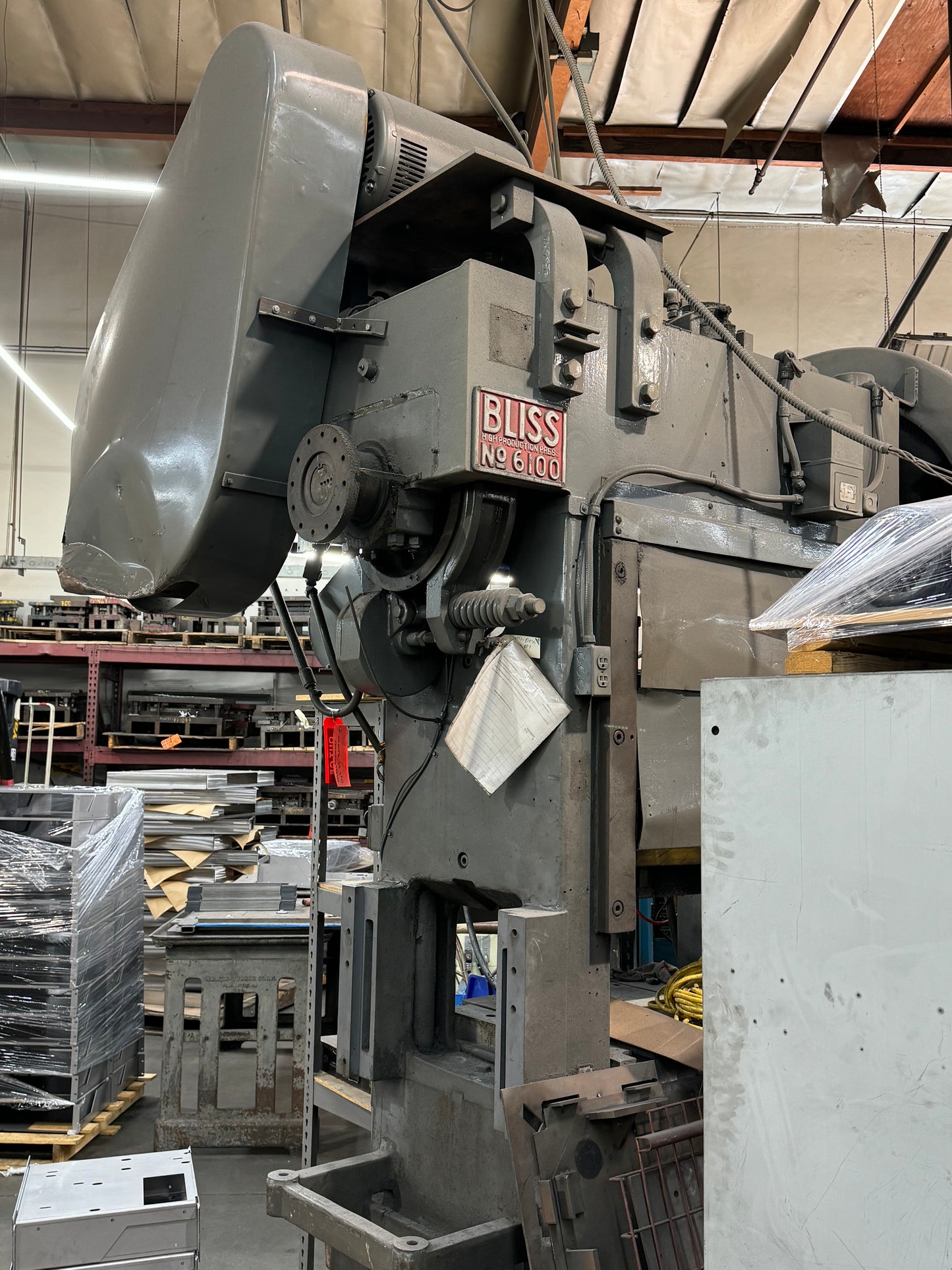 Bliss 100 Ton Gap Frame Press