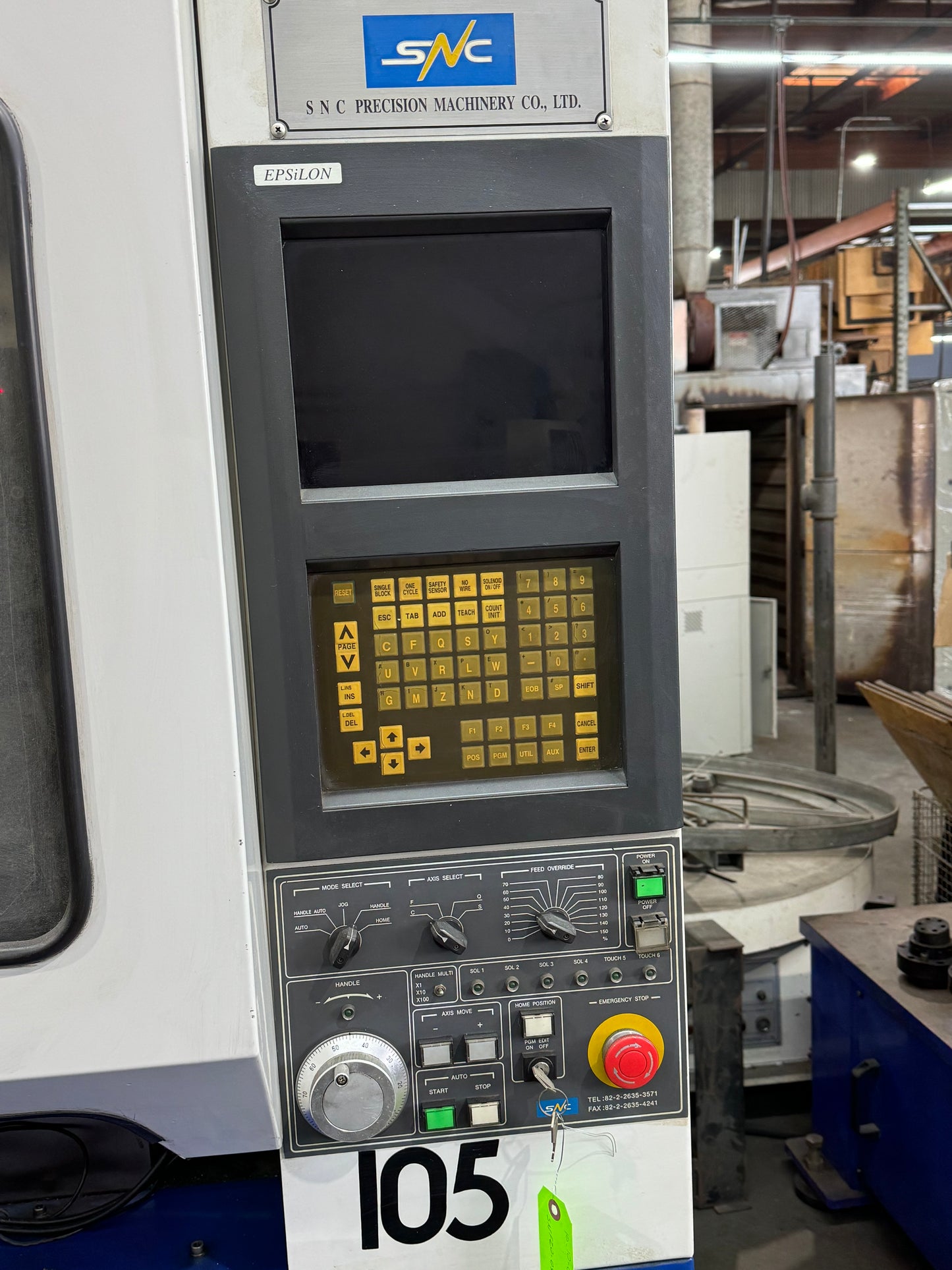 SNC Spring Coiling Machine #105