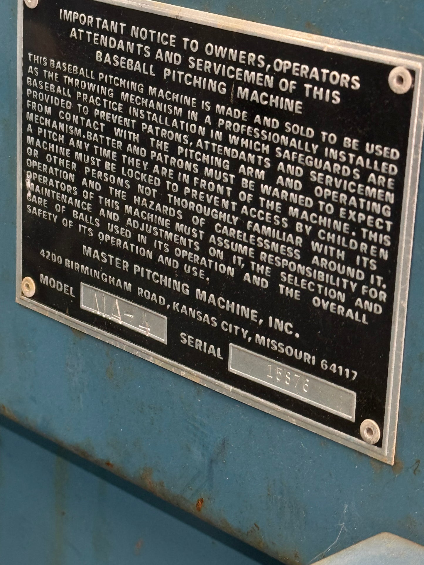 Iron Mike Pitching Machine