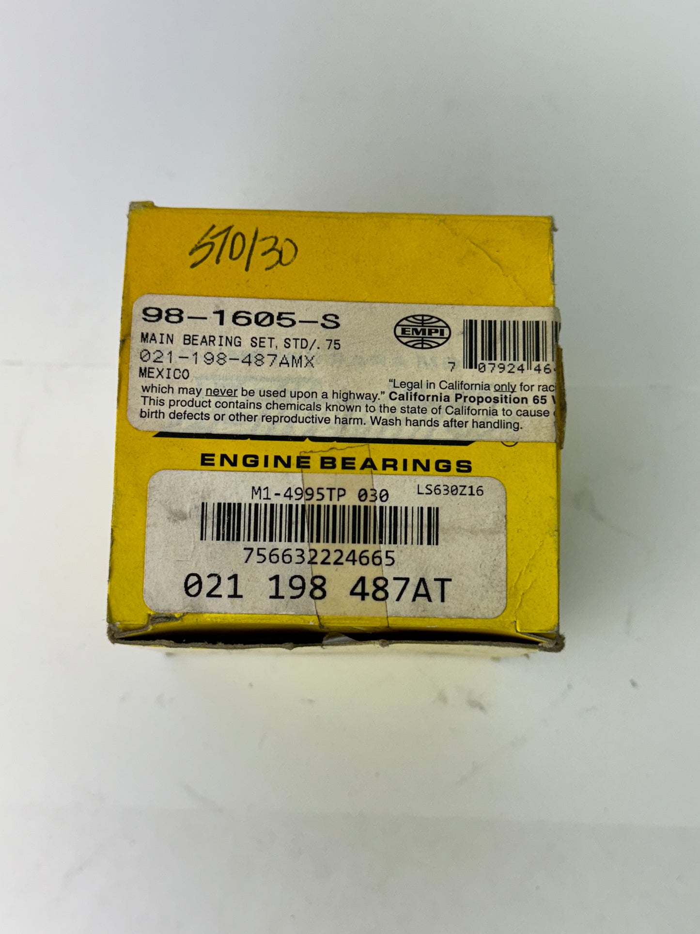 Silverline Engine Bearing 021-198-487AT
