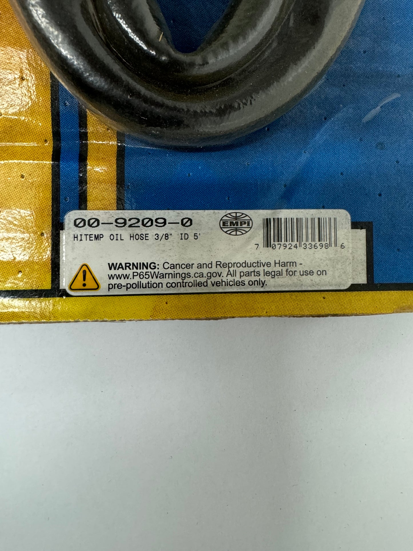 Empi HiTemp Oil Hose 3/8" ID 5'