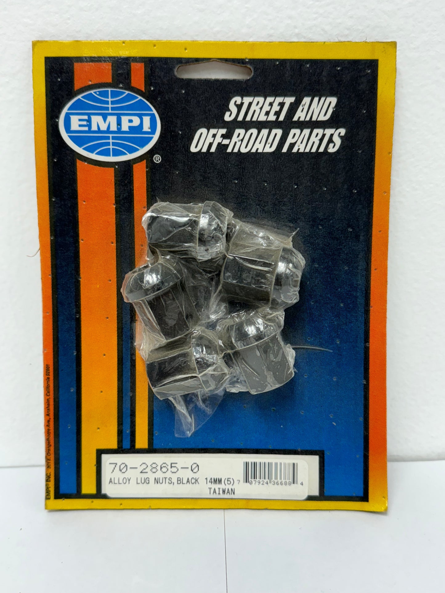 Empi Alloy Lug Nuts, Black 14mm (5)