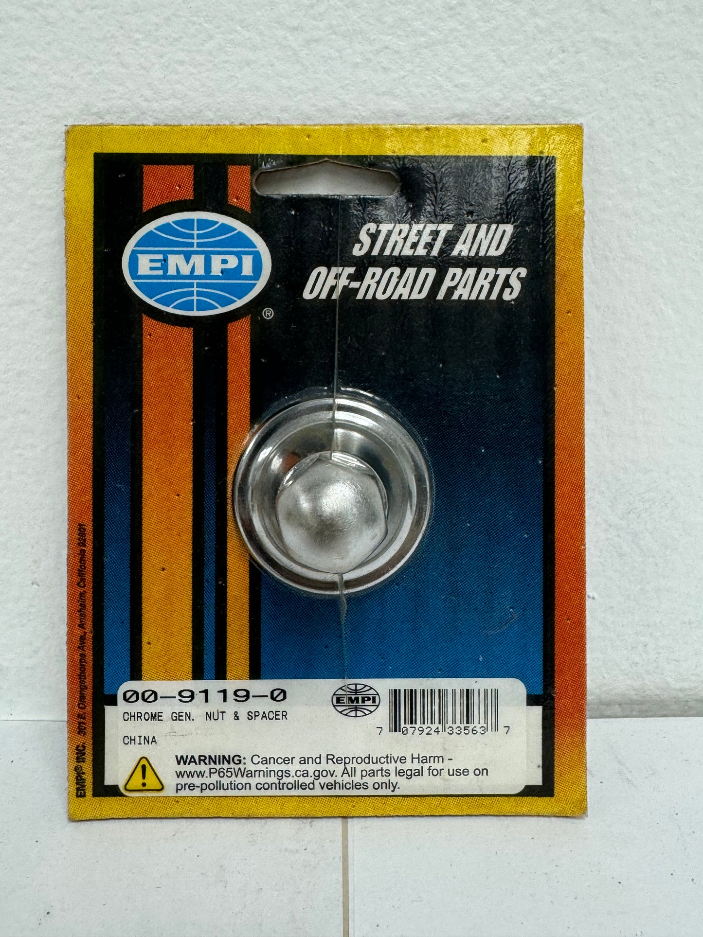 Empi Chrome Gen Nut & Spacer