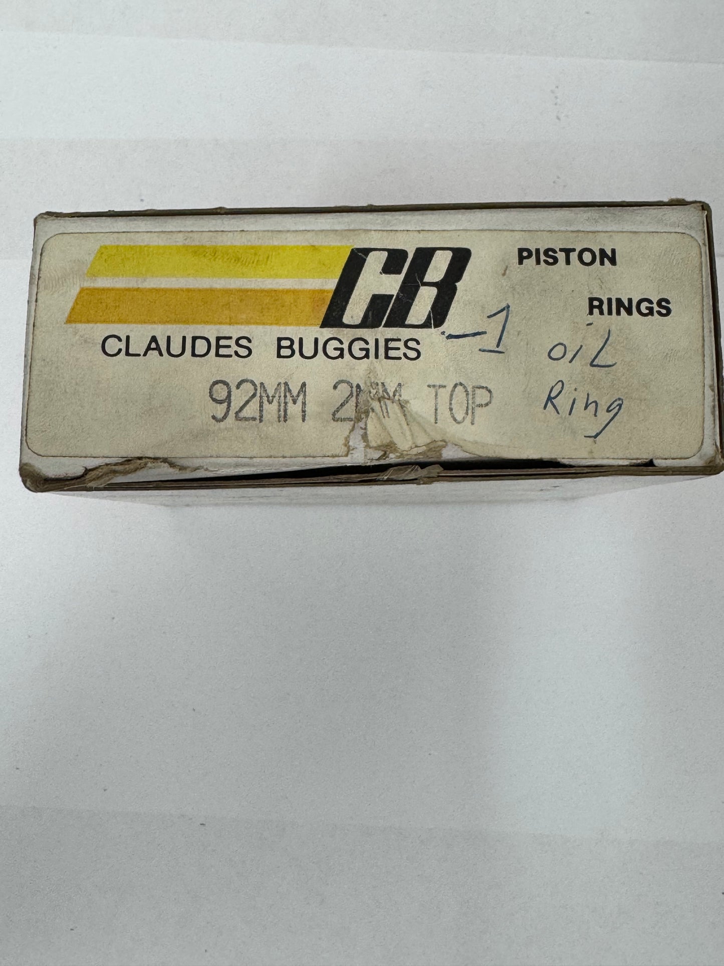 Claudes Buggies Chrome Piston Rings