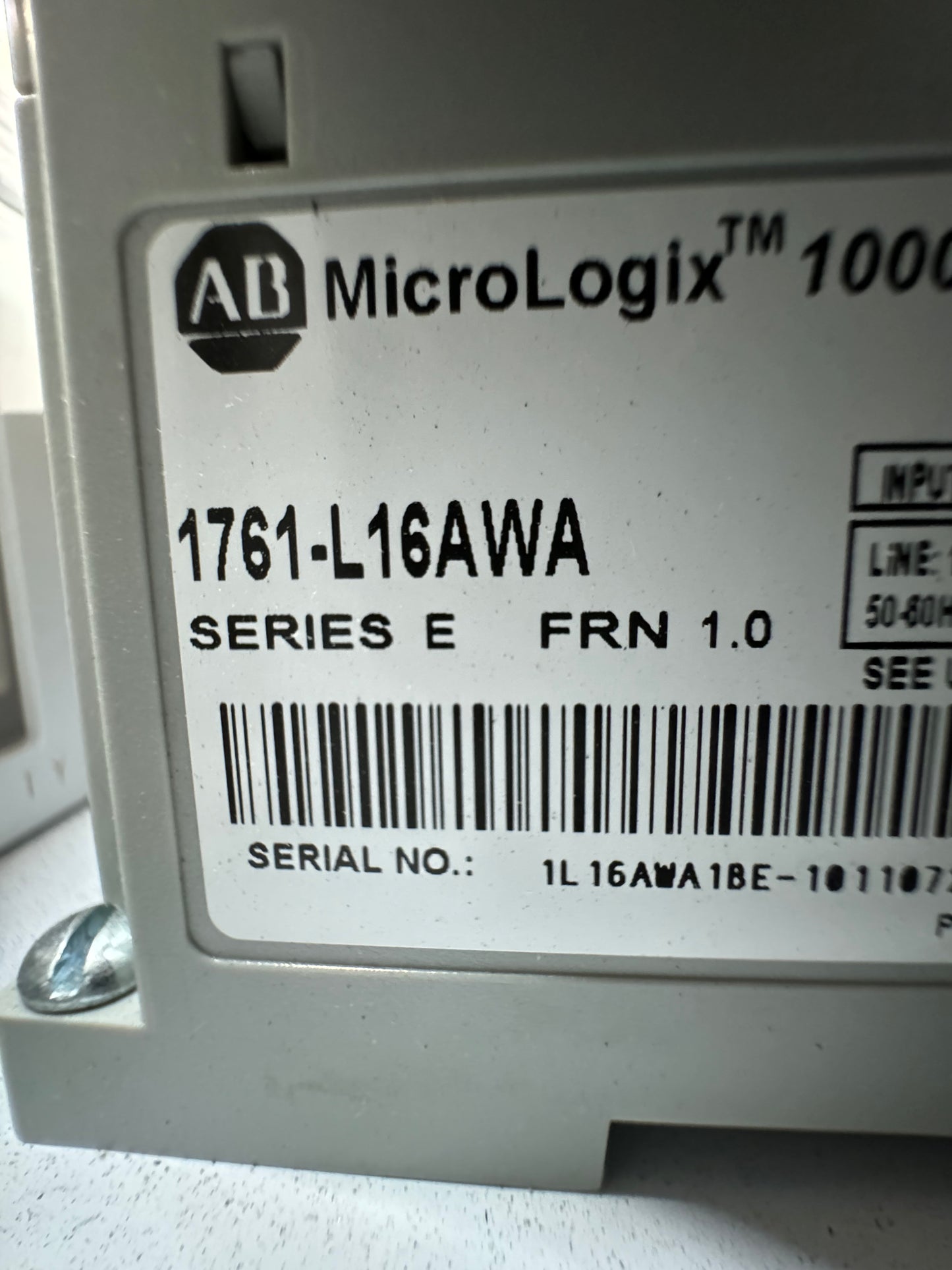 MicroLogix 1000 Controller