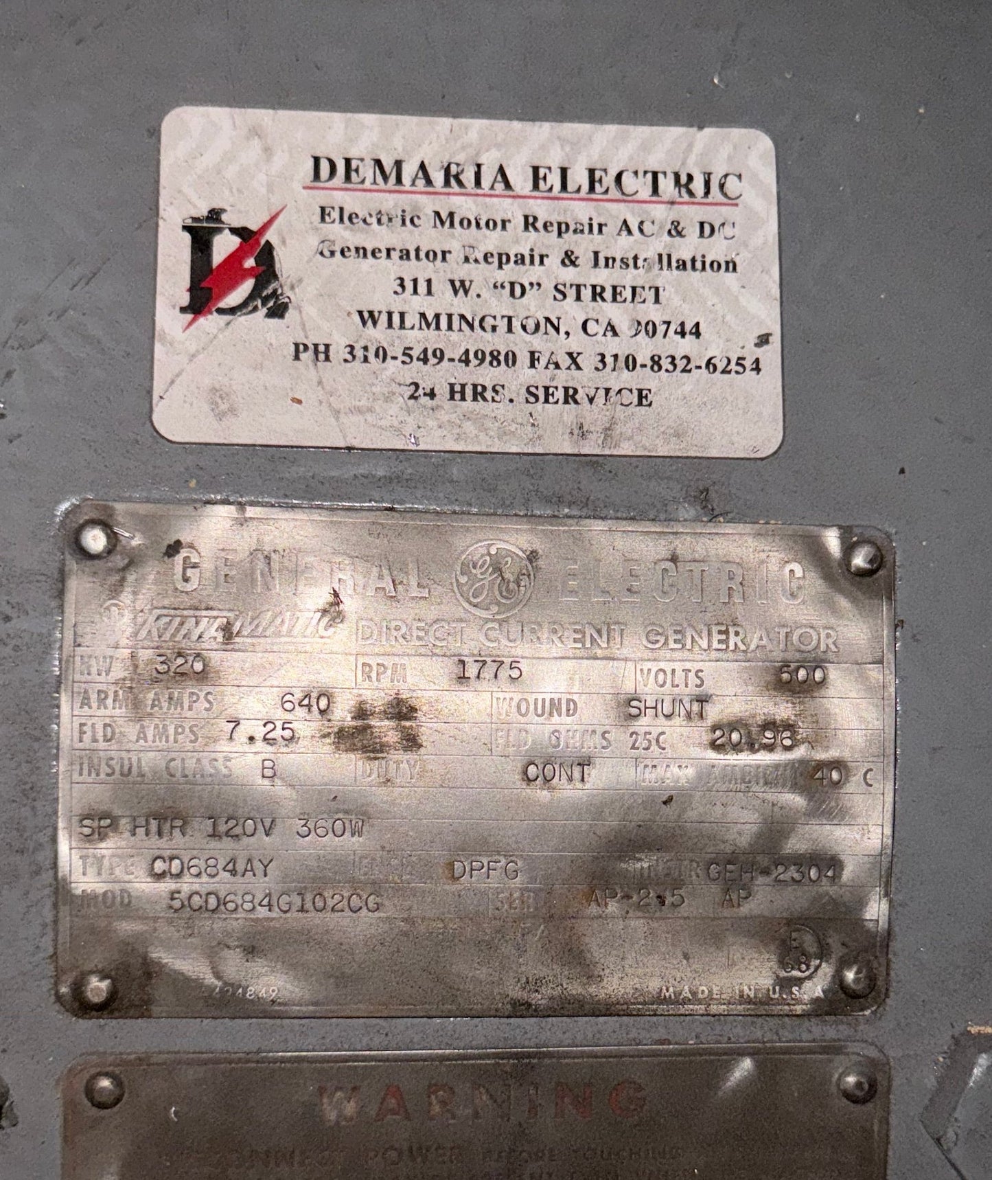 General Electric DC Motor