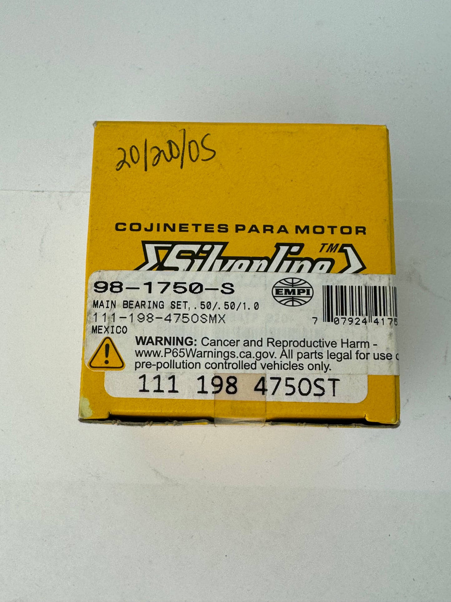Silverline Engine Bearing 111-198-4750ST