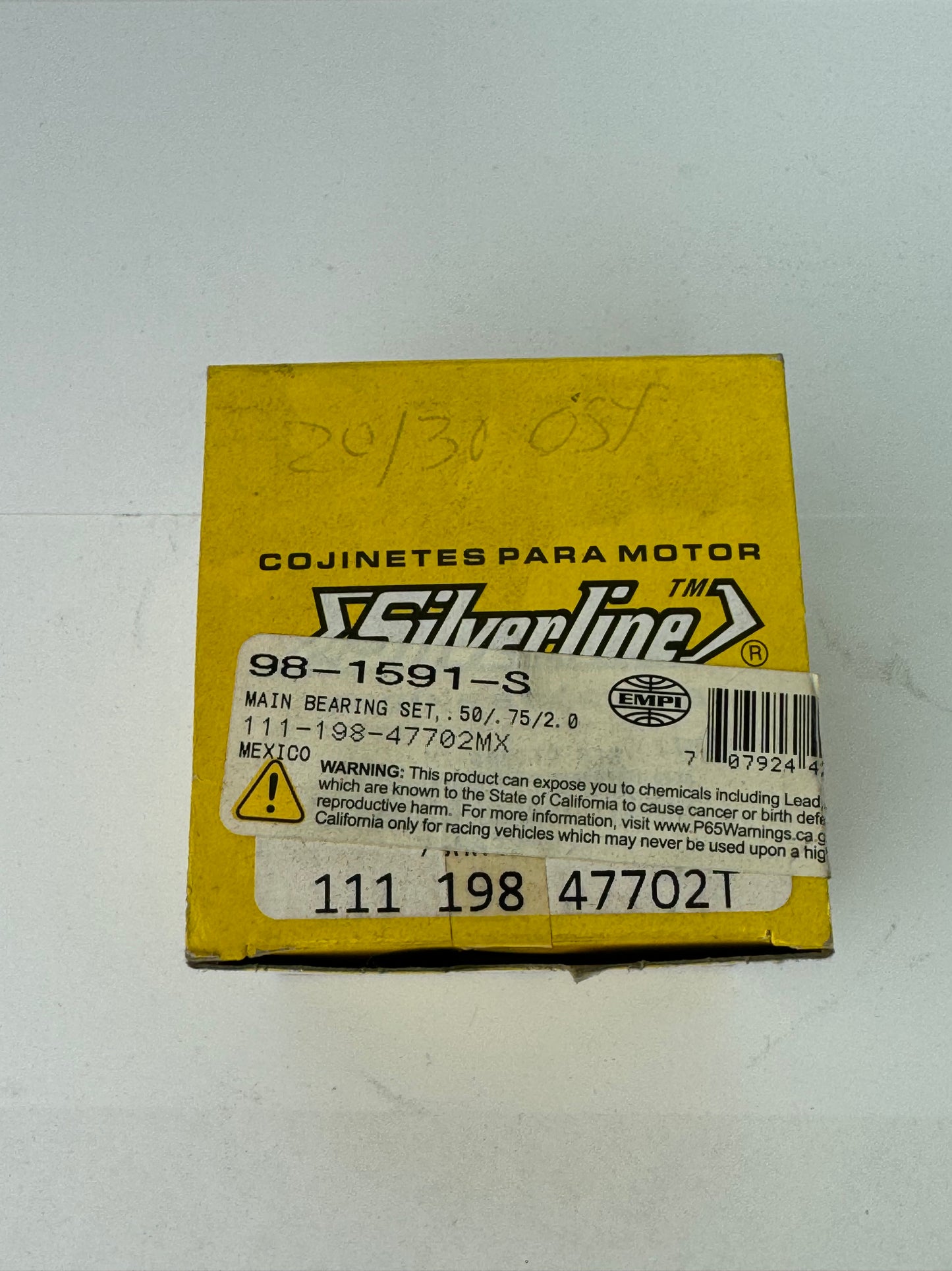 Silverline Engine Bearing 111-198-47702T