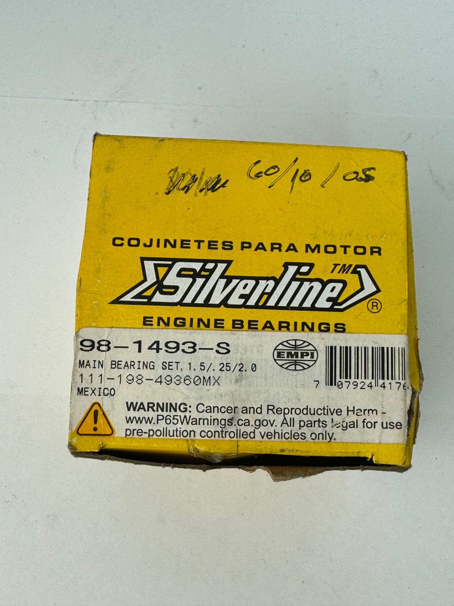 Silverline Engine Bearing 98-1493-S