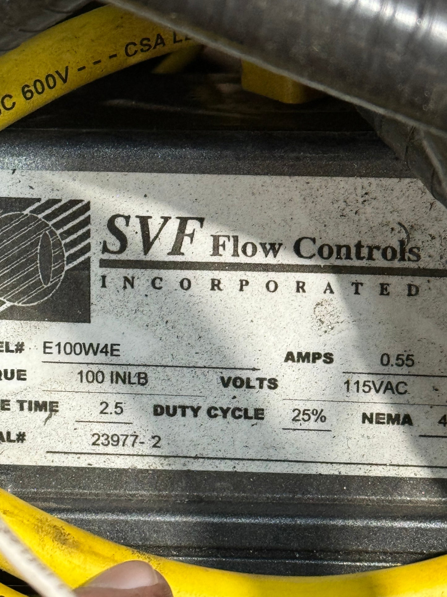 Valve Actuator SVF E100W4E